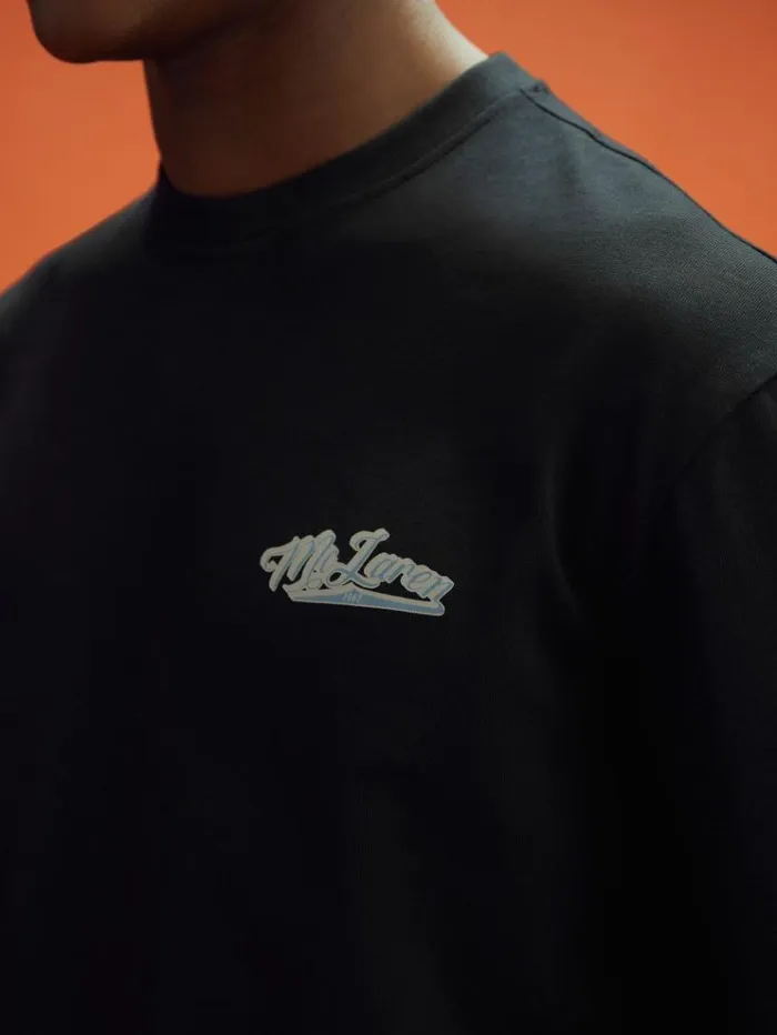 REISS TShirts Men McLaren F1 Crew Neck Tour TShirt Black