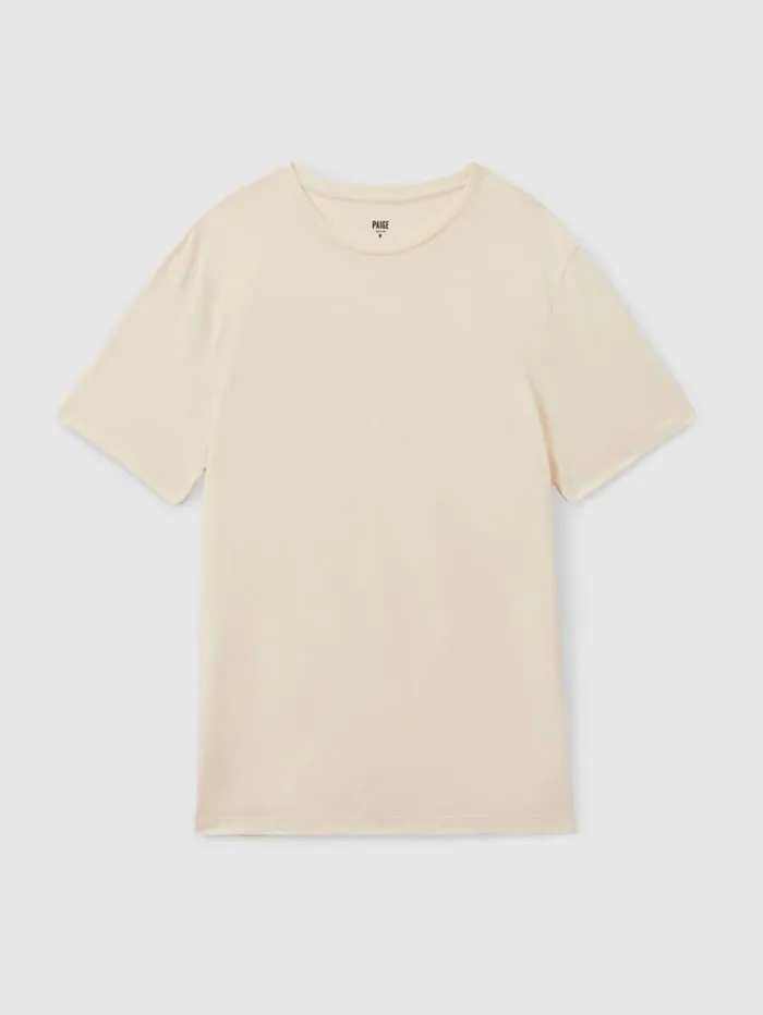 REISS TShirts Men Paige Crew Neck TShirt Ceramic