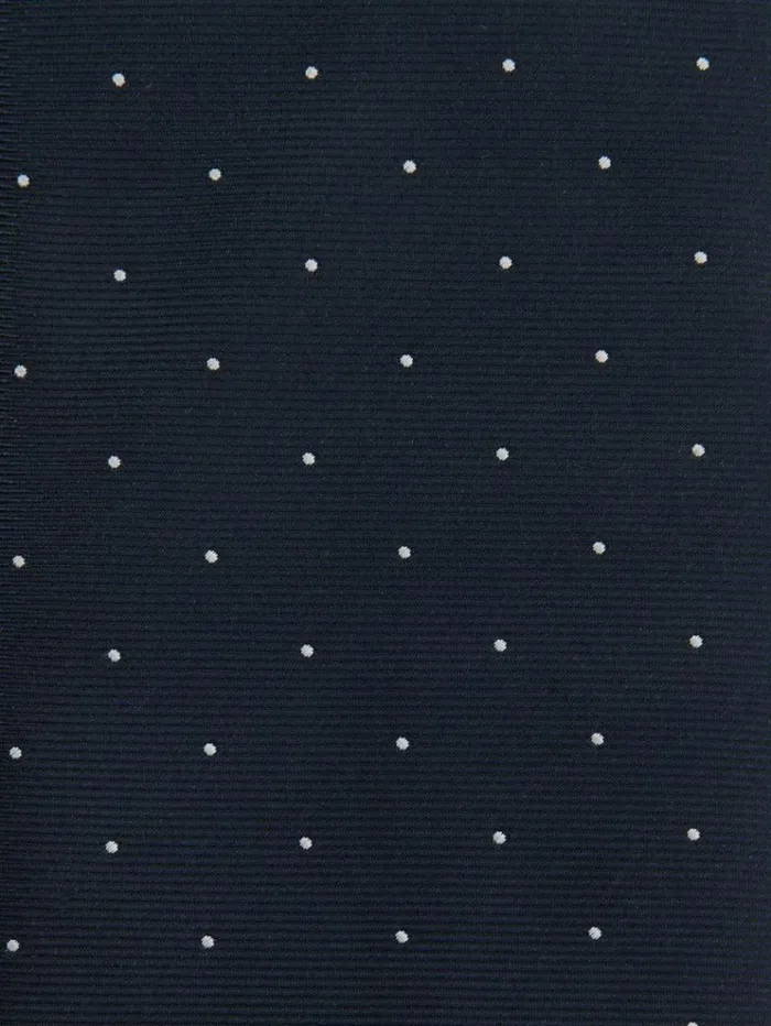 REISS Ties and Pocket Squares Men Polka Dot Tie Navy