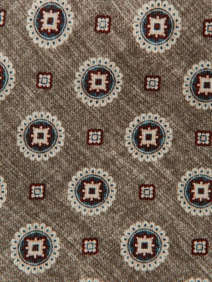 REISS Ties and Pocket Squares Men Printed Tie Grey