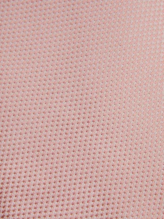 REISS Ties and Pocket Squares Men Textured SilkBlend Tie Soft Pink