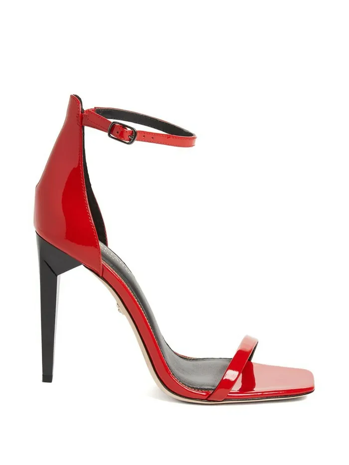 Revel Patent Leather Heel Lacquer Red A503 Heels GUESS Women
