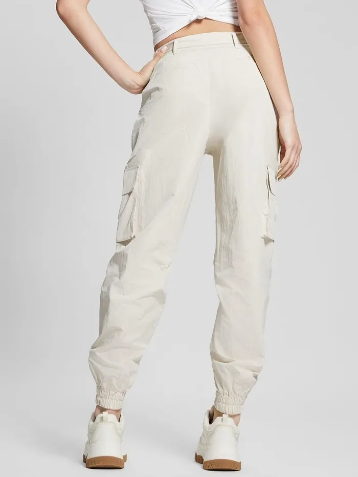 Riko Cargo Pants Pearl Oyster Bottoms GUESS Women