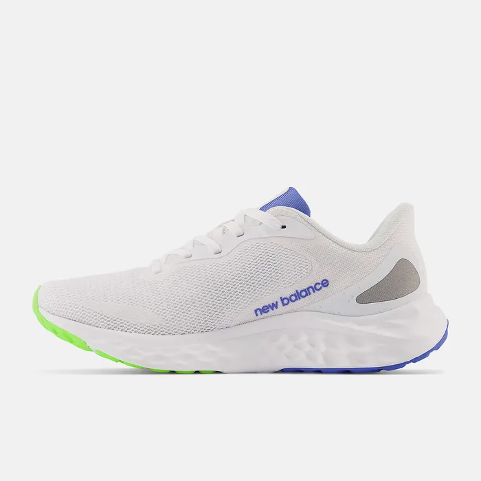 Running New Balance Women Fresh Foam Arishi v4 White with Pixel Green and Bright Lapis Running New Balance Women Fresh Foam Arishi v4 White with Pixel Green and Bright Lapis