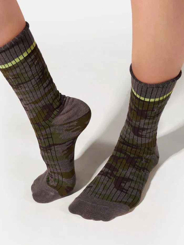 Sanctuary Clothing Accessories Women Heritage Camo Socks