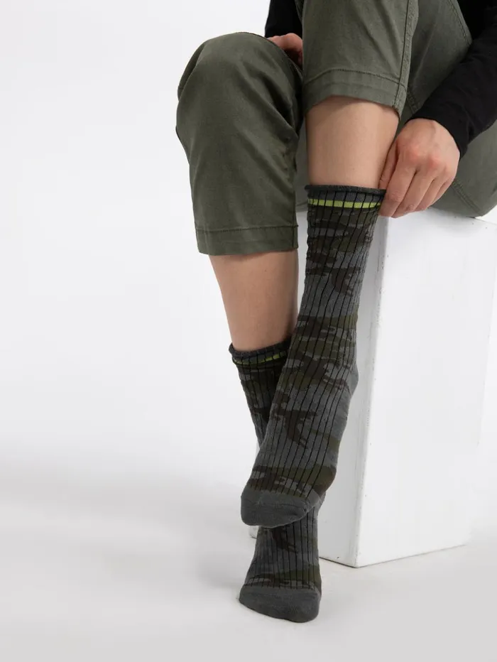 Sanctuary Clothing Accessories Women Heritage Camo Socks
