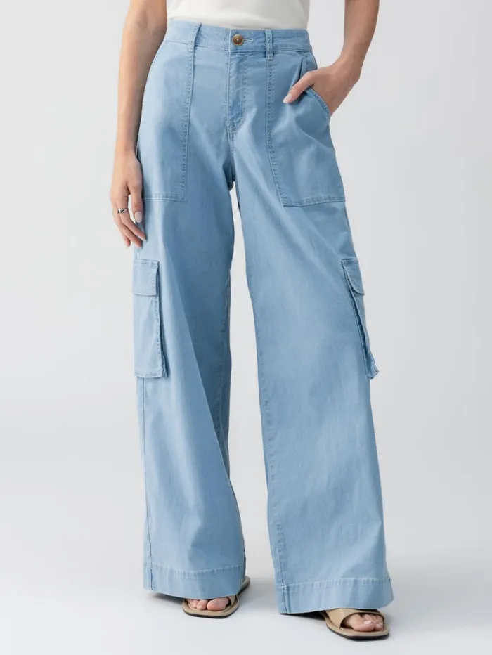 Sanctuary Clothing Denim Women Sunset SemiHigh Rise Denim Pant Pale Blue