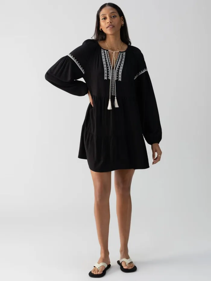 Sanctuary Clothing Dresses and Jumpsuits Women Embroidered Dress Black