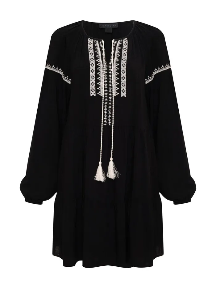 Sanctuary Clothing Dresses and Jumpsuits Women Embroidered Dress Black