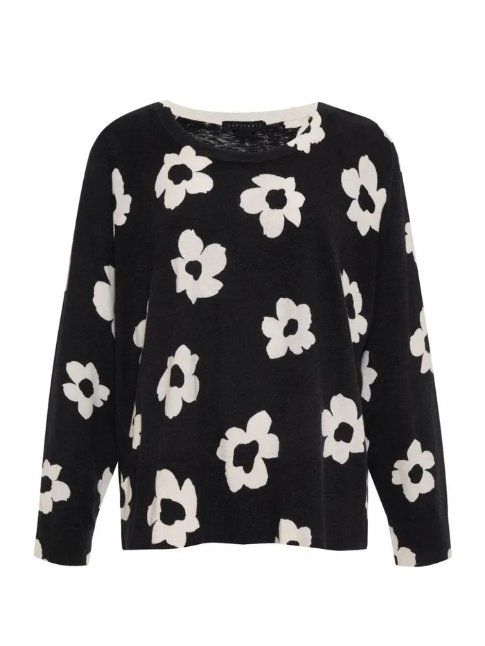 Sanctuary Clothing Inclusive Women All Day Long Sweater Flower Pop Inclusive Collection
