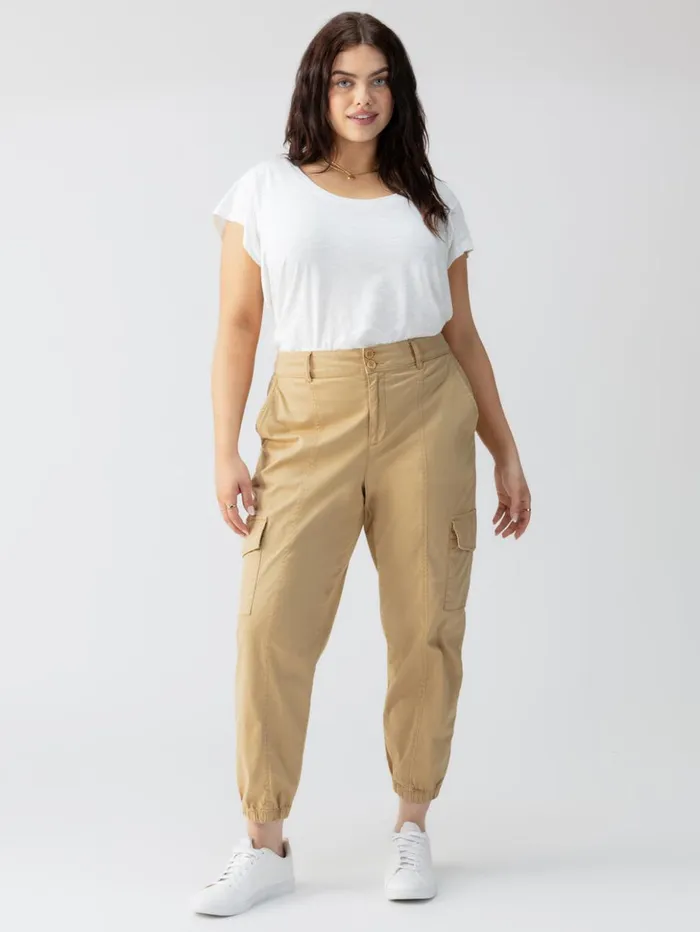 Sanctuary Clothing Inclusive Women Rebel Standard Rise Pant True Khaki Inclusive Collection