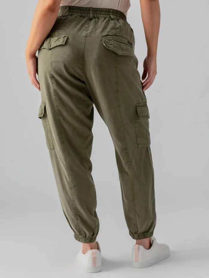 Sanctuary Clothing Inclusive Women Relaxed Rebel Standard Rise Pant Burnt Olive Inclusive Collection