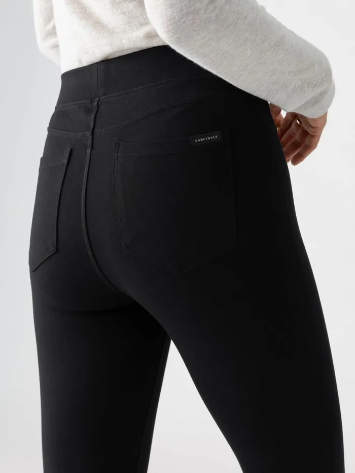Sanctuary Clothing Leggings Women Runway Semi High Rise Legging Black Sanctuary Clothing Leggings Women Runway Semi High Rise Legging Black