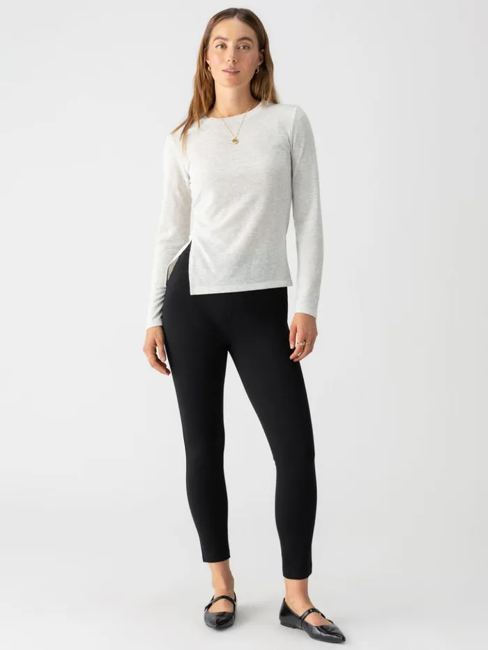 Sanctuary Clothing Leggings Women Runway Semi High Rise Legging Black Sanctuary Clothing Leggings Women Runway Semi High Rise Legging Black