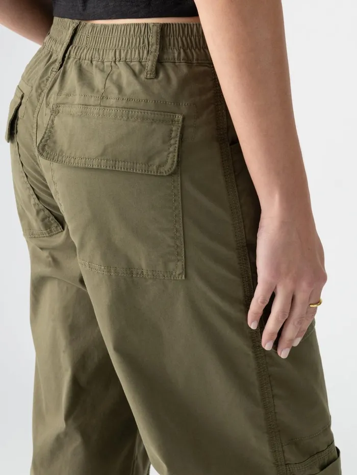 Sanctuary Clothing Pants Women Cali Cargo Standard Rise Pant Mossy Green