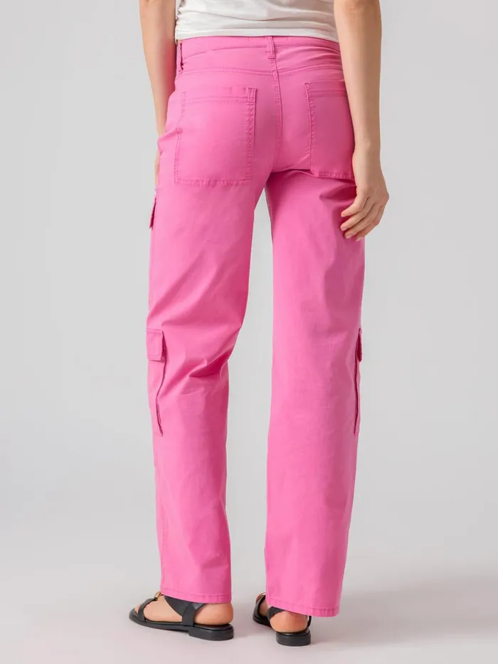 Sanctuary Clothing Pants Women Low Slung Y2K Standard Rise Cargo Pant Wild Pink Sanctuary Clothing Pants Women Low Slung Y2K Standard Rise Cargo Pant Wild Pink