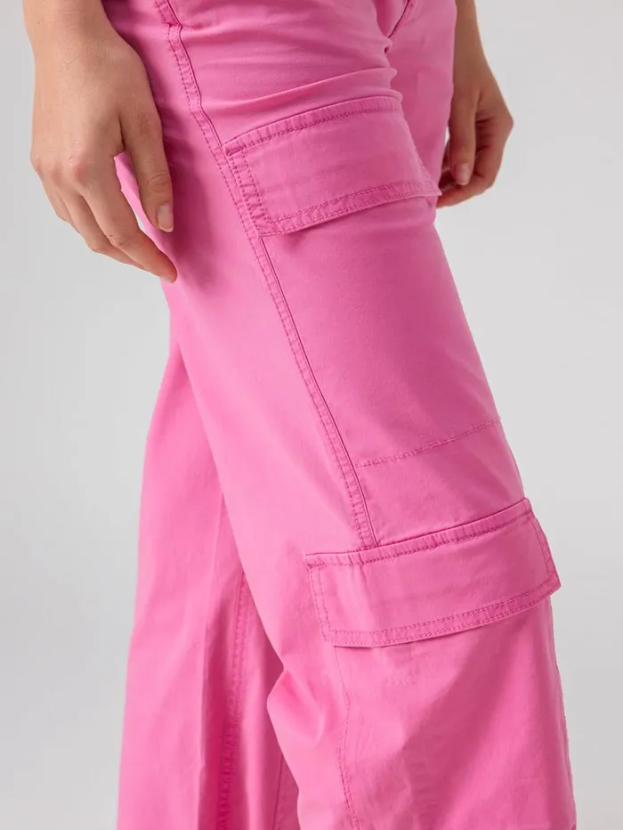 Sanctuary Clothing Pants Women Low Slung Y2K Standard Rise Cargo Pant Wild Pink Sanctuary Clothing Pants Women Low Slung Y2K Standard Rise Cargo Pant Wild Pink