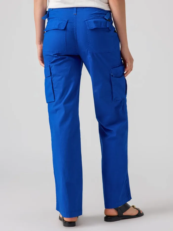 Sanctuary Clothing Pants Women Reissue Cargo Standard Rise Pant Ocean Blue