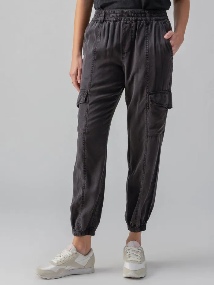 Sanctuary Clothing Pants Women Relaxed Rebel Standard Rise Pant Black