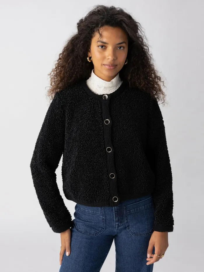 Sanctuary Clothing Sweaters and Cardis Women Cozy Cardigan Black