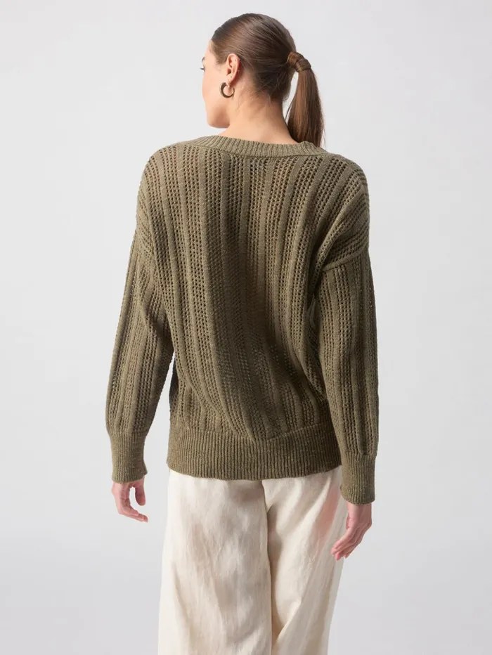 Sanctuary Clothing Sweaters and Cardis Women Happy Days Cardi Burnt Olive