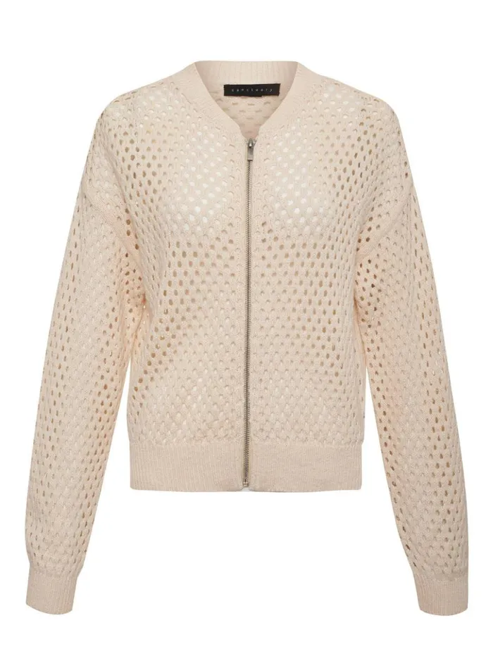 Sanctuary Clothing Sweaters and Cardis Women Stepping Out Bomber Sweater Jacket Eco Natural Sanctuary Clothing Sweaters and Cardis Women Stepping Out Bomber Sweater Jacket Eco Natural