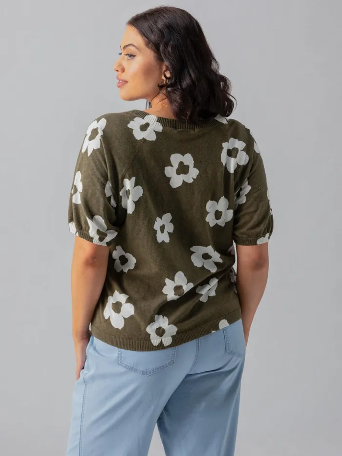 Sanctuary Clothing Sweaters and Cardis Women Sunny Days Sweater Burnt Olive Pop Inclusive Collection