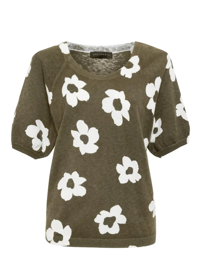 Sanctuary Clothing Sweaters and Cardis Women Sunny Days Sweater Burnt Olive Pop Inclusive Collection