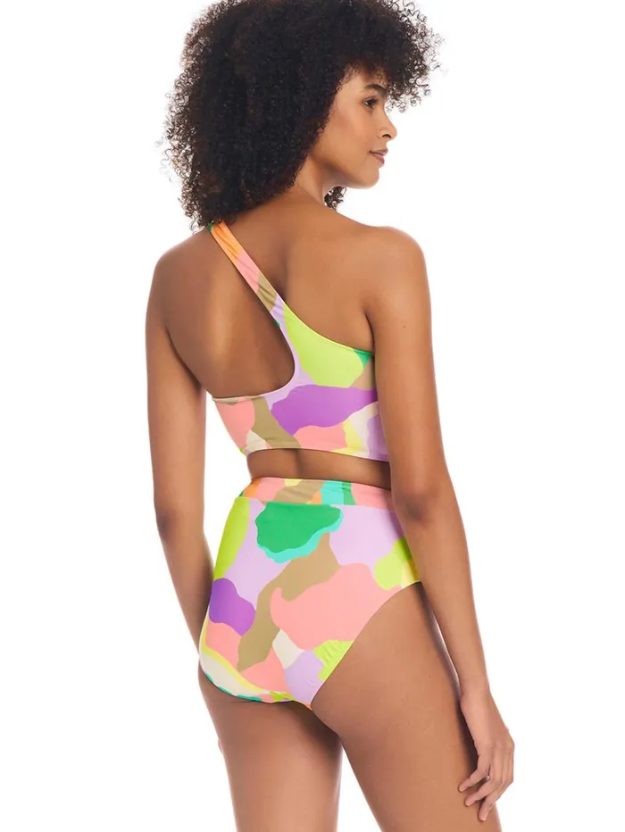 Sanctuary Clothing Swim Tops Women Daytripper One Shoulder Bikini Top Multi Sanctuary Clothing Swim Tops Women Daytripper One Shoulder Bikini Top Multi