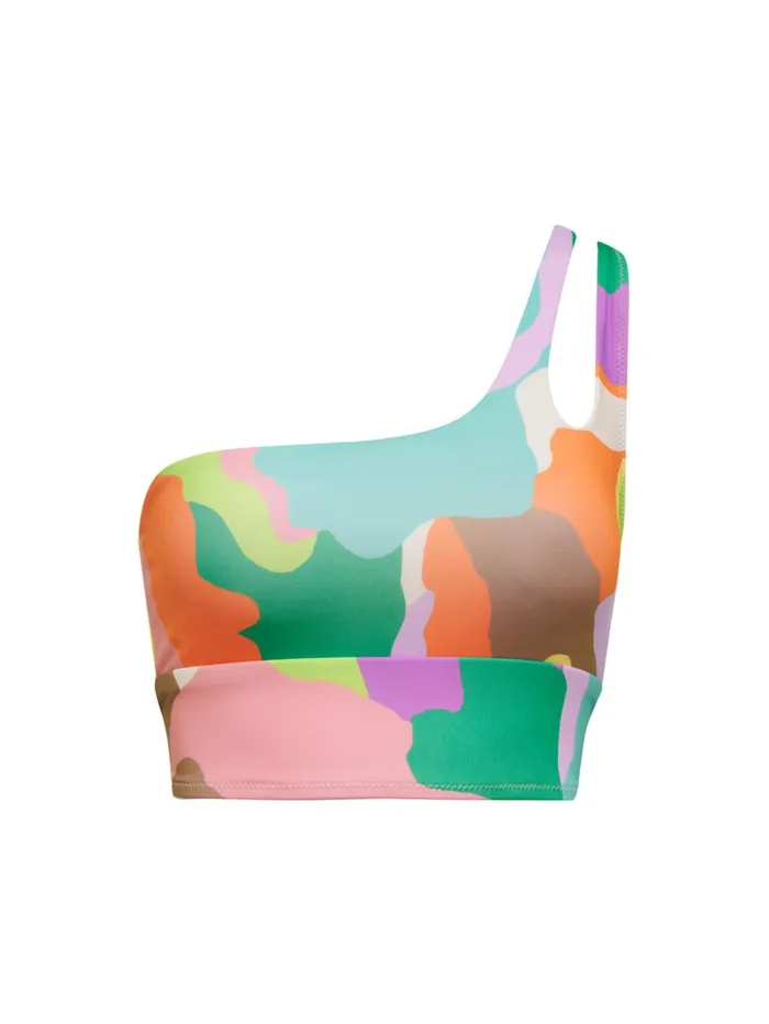 Sanctuary Clothing Swim Tops Women Daytripper One Shoulder Bikini Top Multi Sanctuary Clothing Swim Tops Women Daytripper One Shoulder Bikini Top Multi