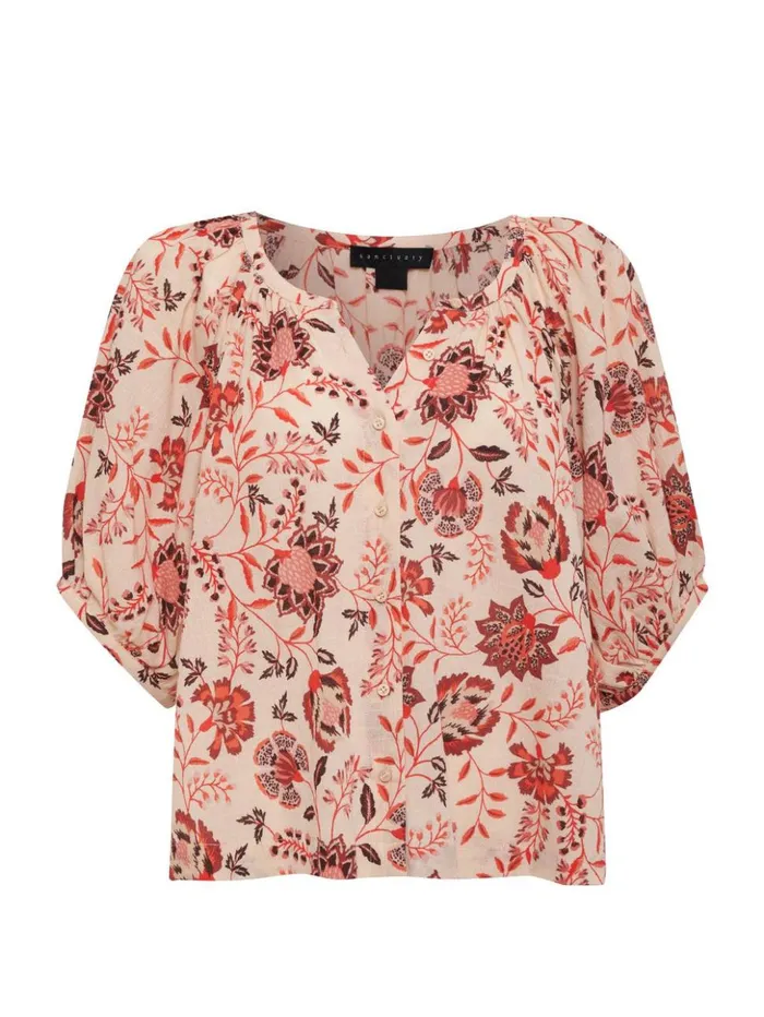 Sanctuary Clothing Tees and Tops Women Bubble Sleeve Boho Blouse Pacific Light Sanctuary Clothing Tees and Tops Women Bubble Sleeve Boho Blouse Pacific Light