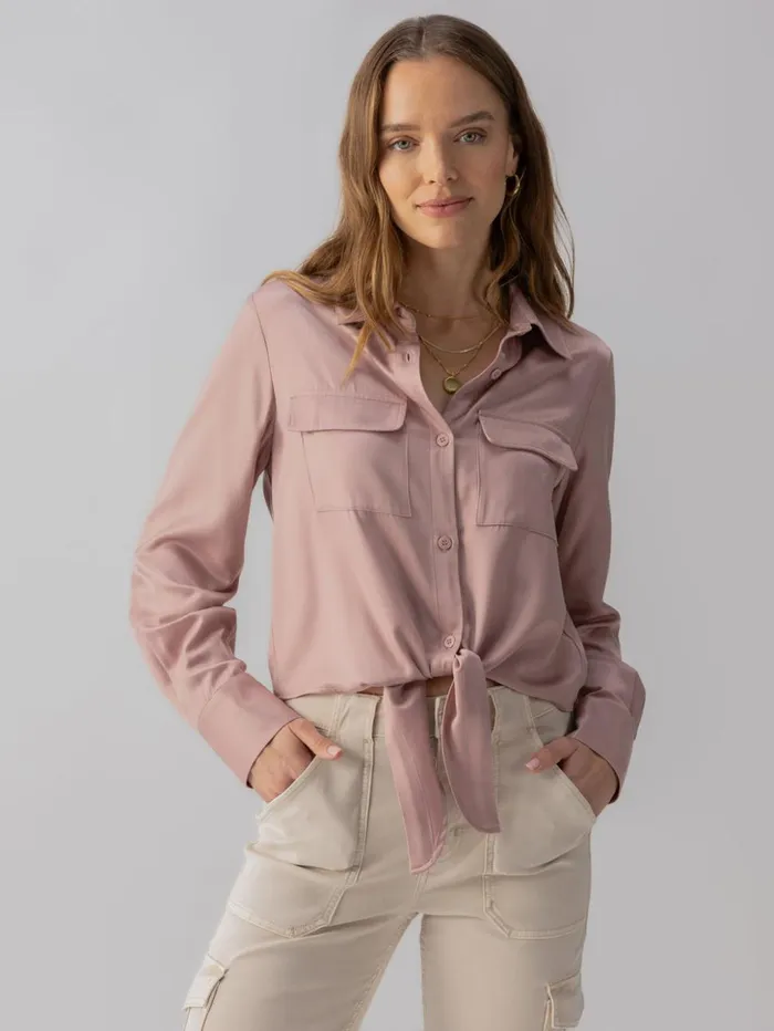 Sanctuary Clothing Tees and Tops Women Lifetime Shirt Smokey Rose