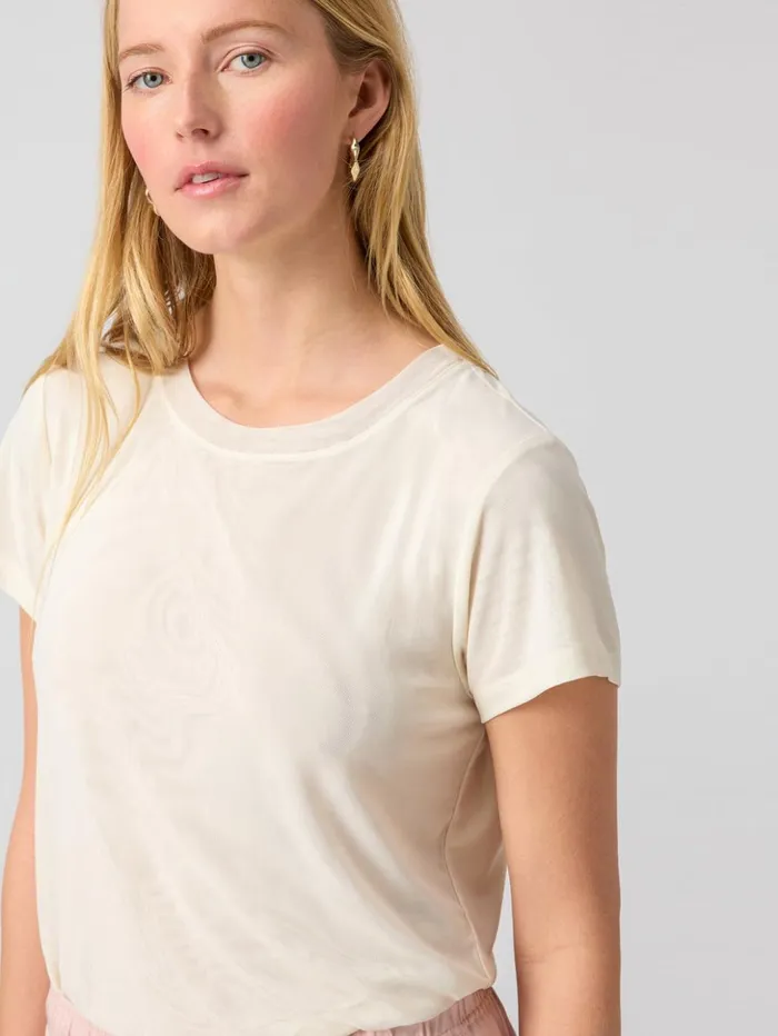 Sanctuary Clothing Tees and Tops Women Perfect Mesh Tee Birch