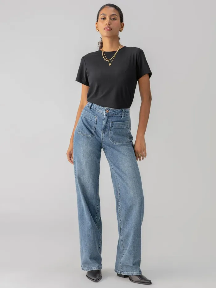 Sanctuary Clothing Tees and Tops Women Perfect Mesh Tee Black Sanctuary Clothing Tees and Tops Women Perfect Mesh Tee Black