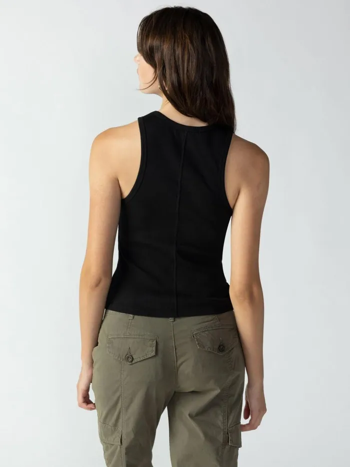 Sanctuary Clothing Tees and Tops Women Perfect Rib Tank Black