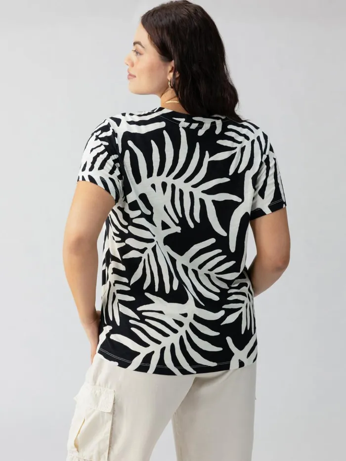 Sanctuary Clothing Tees and Tops Women The Perfect Tee Night Palm Inclusive Collection Sanctuary Clothing Tees and Tops Women The Perfect Tee Night Palm Inclusive Collection