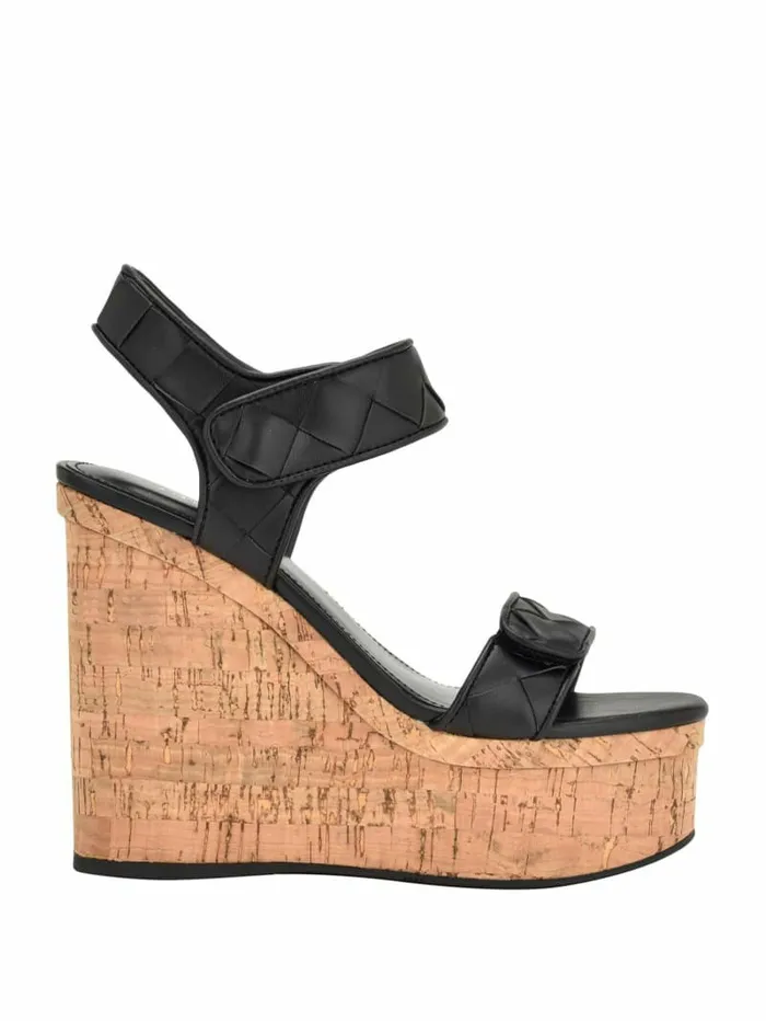 Sandals Cataline Wedge Sandals Black 002 8211 GUESS Women