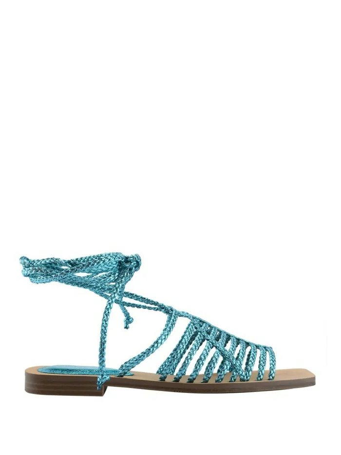 Sandals Women GUESS Rayana Strappy LaceUp Sandals Medium Green 310 Sandals Women GUESS Rayana Strappy LaceUp Sandals Medium Green 310