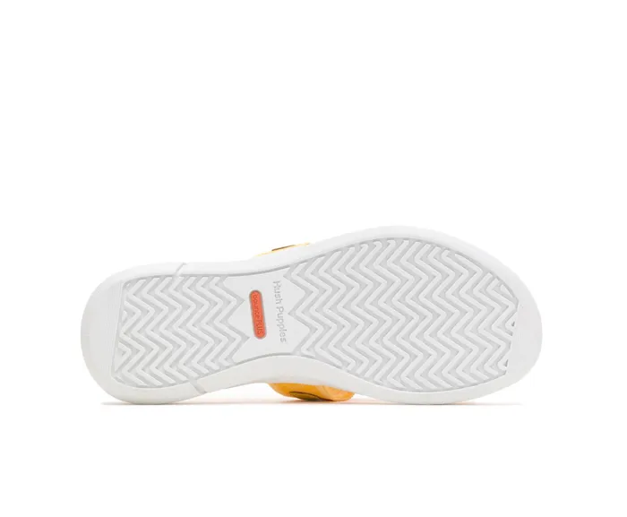 Sandals Women Willa Knit Slide Goldenrod Leather Hush Puppies