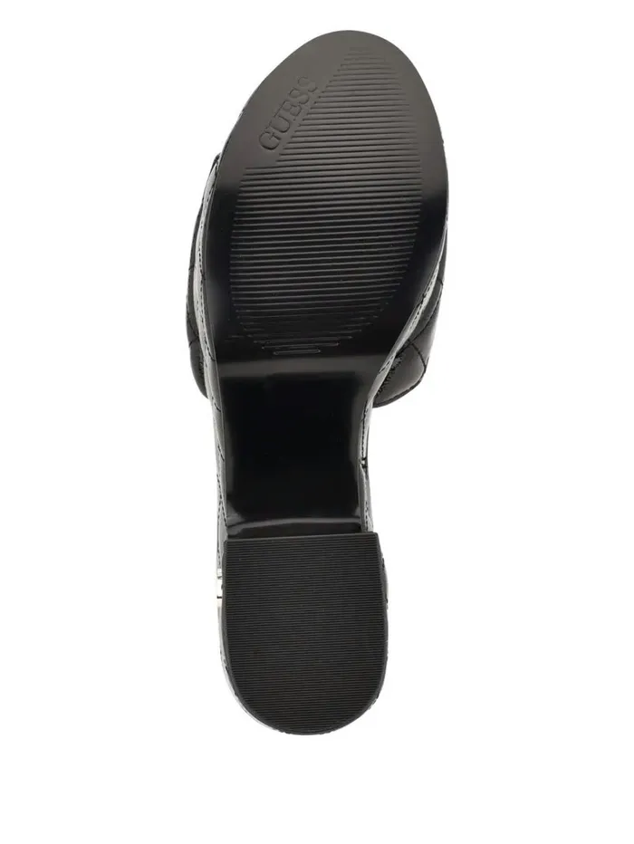 Sandals Yanni Quilted Platform Mules Black 002 8211 GUESS Women