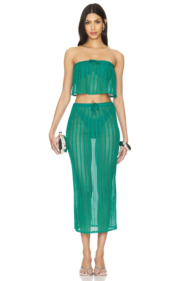Sarai Top Teal Green Women Lovers and Friends Tops Sarai Top Teal Green Women Lovers and Friends Tops