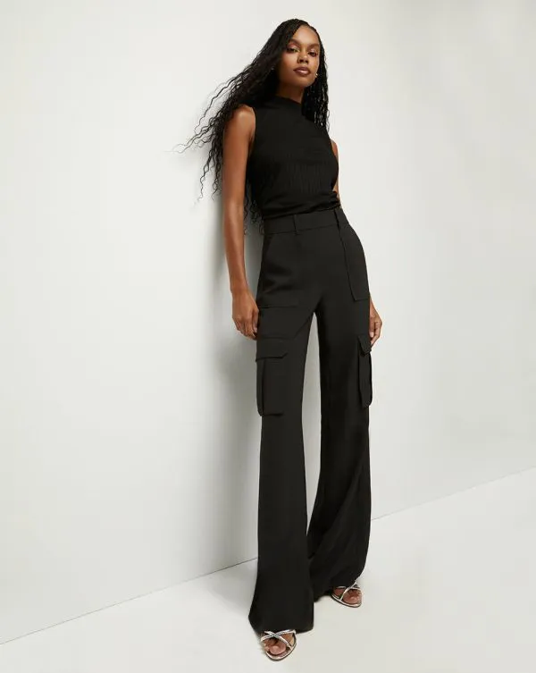 Saul Cargo Pant Black Women Veronica Beard Pants