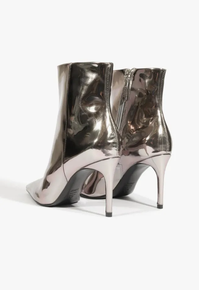 Schutz Shoes Booties Mikki Bootie Silver 8211 Women