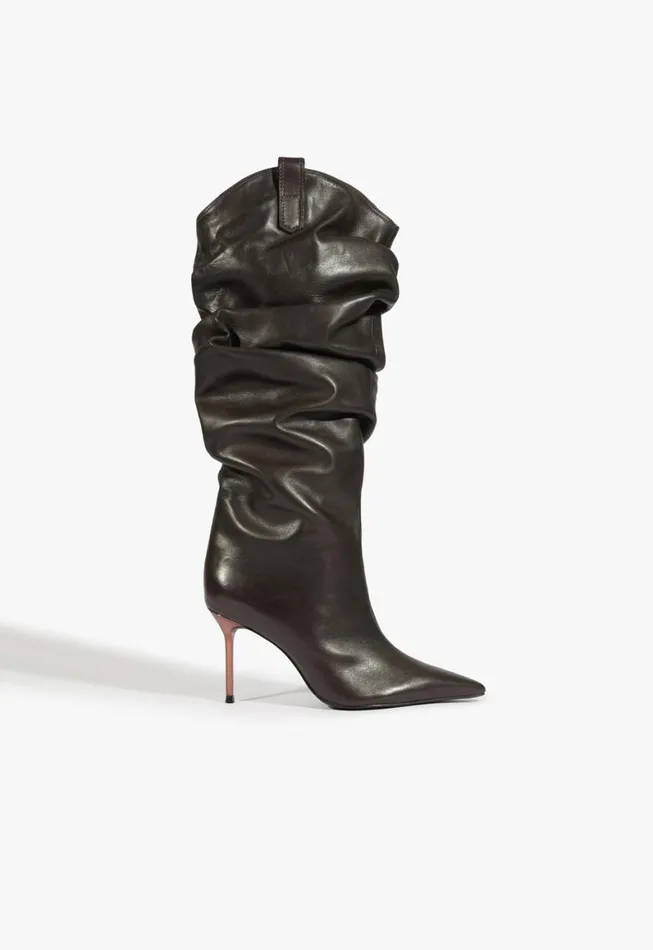 Schutz Shoes Boots Beverly Boot Dark Brown 8211 Women