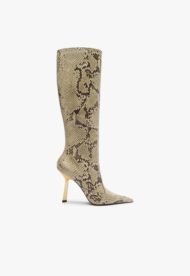 Schutz Shoes Boots Ciara Boot Snake Printed 8211 Women