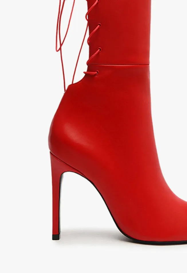Schutz Shoes Boots Gwen Boot Flame Scarlet 8211 Women