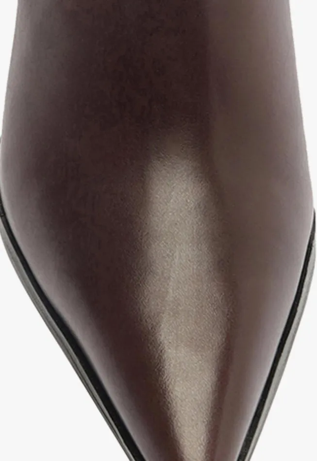 Schutz Shoes Boots Mikki Up Block Boot Brown 8211 Women