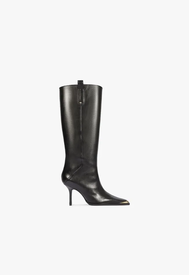Schutz Shoes Boots Raffaela Up Cap Toe Boot Black 8211 Women