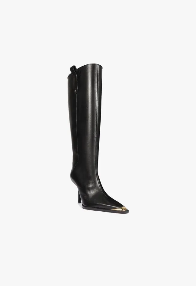 Schutz Shoes Boots Raffaela Up Cap Toe Boot Black 8211 Women