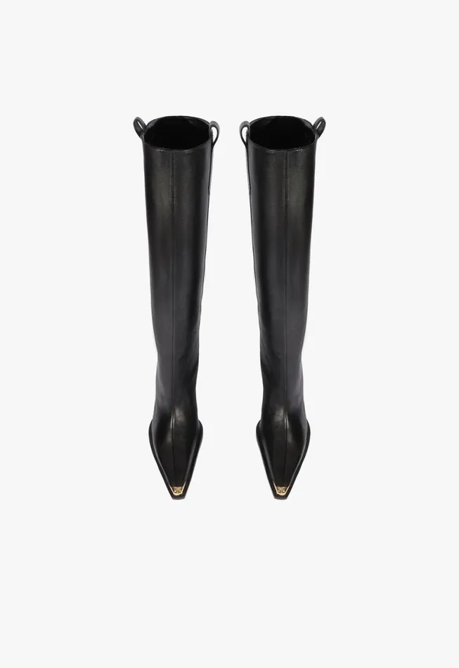 Schutz Shoes Boots Raffaela Up Cap Toe Boot Black 8211 Women